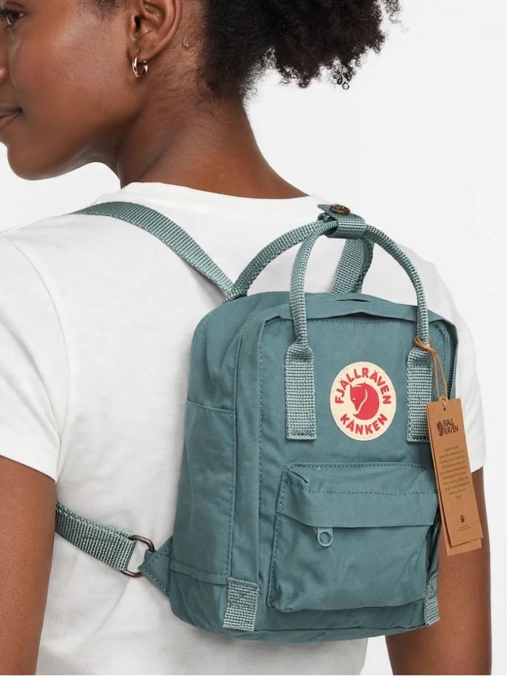 Fjällräven Kånken Mini Backpack [Muted Teal] — New